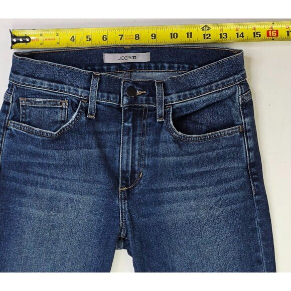 Joe's Jeans Size 28X32 Mens the Brixton Main Blue Denim 5 Pocket Logo Tag Jeans - Picture 2 of 11